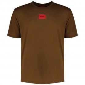 тениска,мъжки,тениски,hugo,diragolino,212,10229761,01,short,sleeve,t,shirt,medium,brown,(brown)
