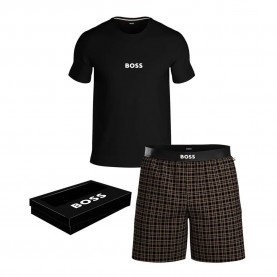пижама,мъжки,пижами,boss,easy,10269540,01,short,sleeve,pyjama,black