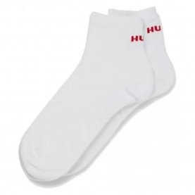 чорапи,мъжки,чорапи,hugo,logo,10260254,01,short,socks,2,pairs,white,(white)