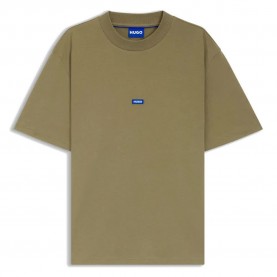Тениска HUGO Nieros 10257318 BLUE short sleeve T-shirt - Green (Open Green) тениска,мъжки,тениски,дамски,тениски,hugo,nieros,10257318,blue,short,sleeve,t,shirt,green,(open,green)