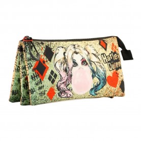 канцеларски,принадлежности,karactermania,dc,comics,harley,quinn,mad,love,pencil,case,beige,(beige)