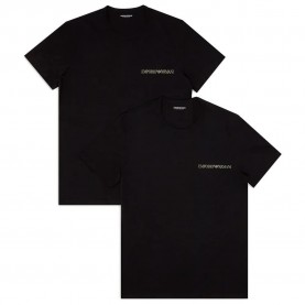 Тениска Emporio armani EM000391_AF10779 short sleeve T-shirt 2 units - Black (Black / Black) тениска,мъжки,тениски,emporio,armani,em000391,af10779,short,sleeve,t,shirt,2,units,black,(black,black)