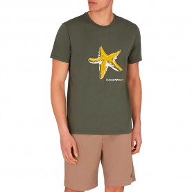 тениска,мъжки,тениски,emporio,armani,em000574,af12347,short,sleeve,t,shirt,climbing,pr.starfish,(green)