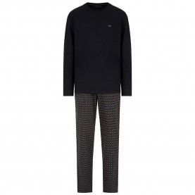 пижама,мъжки,пижами,emporio,armani,em000611,af10801,long,sleeve,pyjama,black