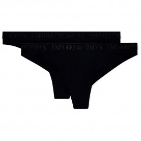 Emporio armani EW000404_AF10891 Brazilian panties 2 units - Black (Black / Black) дамско,бельо,дамски,бикини,и,танкини,emporio,armani,ew000404,af10891,brazilian,panties,2,units,black,(black,black)