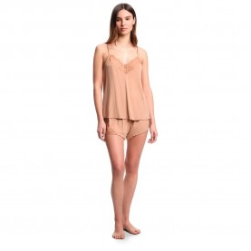 пижама,дамски,пижами,emporio,armani,ew000528,af10890,short,sleeve,pyjama,beige