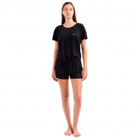 пижама,дамски,пижами,emporio,armani,ew000525,af10889,short,sleeve,pyjama,black,(black)