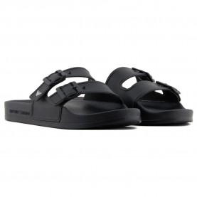 мъжки,джапанки,и,чехли,emporio,armani,xvps13,xr275,slides,black,white,(black)