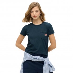 Тениска Superdry Athletic Essential short sleeve T-shirt - Blue (Eclipse Navy) тениска,дамски,тениски,superdry,athletic,essential,short,sleeve,t,shirt,blue,(eclipse,navy)