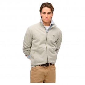 Блуза Superdry Essential Logo full zip sweatshirt - Grey (Varsity Grey Grindle) блуза,мъжки,пуловери,superdry,essential,logo,full,zip,sweatshirt,grey,(varsity,grey,grindle)