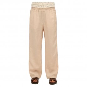 панталони,дамски,панталони,superdry,linen,drawstring,pants,beige,(pumice,stone,beige)