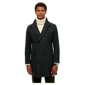 палто,мъжки,якета,superdry,merchant,town,coat,black,herringbone,(black)