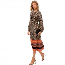 рокля,дамски,поли,и,рокли,superdry,printed,long,sleeve,short,dress,black
