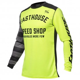 блуза,с,дълъг,ръкав,мъжки,тениски,дамски,тениски,fasthouse,carbon,eternal,long,sleeve,jersey,yellow,(neon,black,yellow)