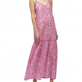 рокля,дамски,поли,и,рокли,sundek,abito,sleeveless,long,dress,pink