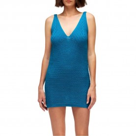 блуза,дамски,пуловери,дамски,плетени,дрехи,sundek,abito,sweater,blue