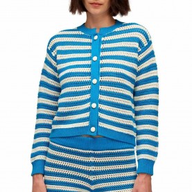блуза,дамски,пуловери,дамски,плетени,дрехи,sundek,bolero,sweater,blue