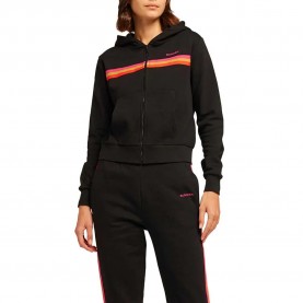 блуза,дамски,блузи,sundek,felpa,full,zip,sweatshirt,black