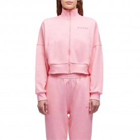 блуза,дамски,блузи,sundek,felpa,logo,full,zip,sweatshirt,peach,(pink)