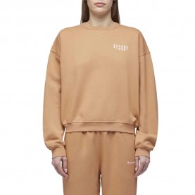 блуза,дамски,блузи,sundek,felpa,logo,sweatshirt,earth,(brown)