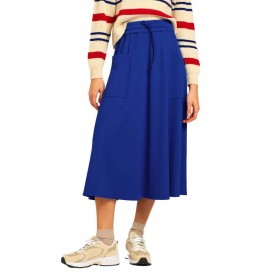 пола,дамски,поли,и,рокли,sundek,high,waist,midi,skirt,sapphire,(blue)