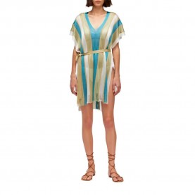 рокля,дамски,поли,и,рокли,sundek,kaftano,short,sleeve,short,dress,blue,(blue,island)