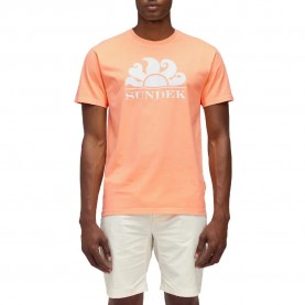 тениска,мъжки,тениски,sundek,logo,short,sleeve,t,shirt,orange