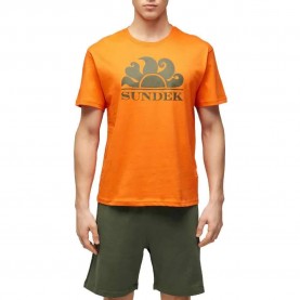 тениска,мъжки,тениски,sundek,logo,short,sleeve,t,shirt,sun,orange,(orange)