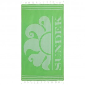 хавлиена,кърпа,хавлии,sundek,logo,towel,fluo,green,(green)
