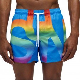 бански,гащета,мъжки,бански,костюми,sundek,macro,logo,swimming,shorts,blue