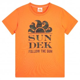тениска,детски,тениски,sundek,mini,new,logo,short,sleeve,t,shirt,orange