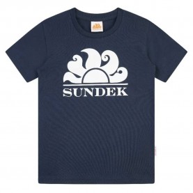 тениска,детски,тениски,sundek,mini,new,simeon,logo,short,sleeve,t,shirt,blue