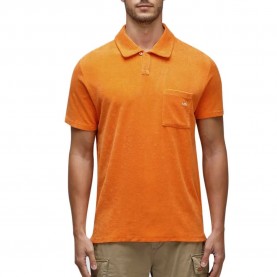 Sundek Short sleeve polo - Orange (Marigold) дамски,блузи,с,яка,мъжки,блузи,с,яка,sundek,short,sleeve,polo,orange,(marigold)