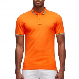 мъжки,блузи,с,яка,sundek,short,sleeve,polo,sun,orange,(orange)