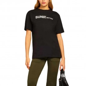тениска,дамски,тениски,sundek,short,sleeve,t,shirt,black