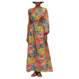 Рокля Sundek Vestito wild garden long sleeve long dress - Multicolor (Earth) рокля,дамски,поли,и,рокли,sundek,vestito,wild,garden,long,sleeve,long,dress,multicolor,(earth)