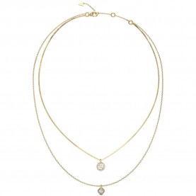 бижутерия,guess,4g,crush,necklace,golden