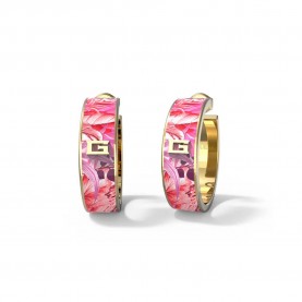 бижутерия,guess,foulard,earrings,fuchsia,gold,(pink)