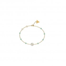 бижутерия,guess,jubb03074,natural,stones,bracelet,golden,(golden,turquoise)