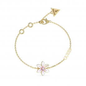 бижутерия,guess,jubb04134,white,lotus,bracelet,golden,(golden,gold)