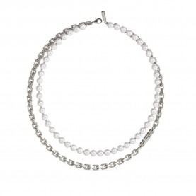 бижутерия,guess,jumn04062,edgy,styles,necklace,silver