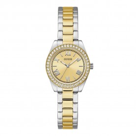 часовник,часовници,guess,mini,luna,woman,watch,golden,(gold,bicoloured)
