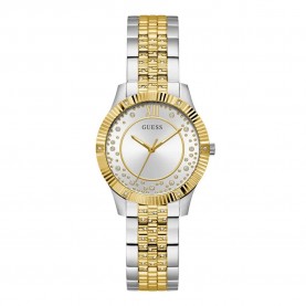 часовник,часовници,guess,starstruck,watch,silver,golden,(golden)