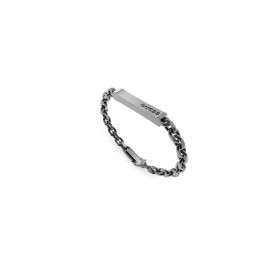 бижутерия,guess,x,plate,bracelet,silver