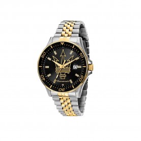 часовник,часовници,maserati,sfida,44,mm,3h,watch,golden