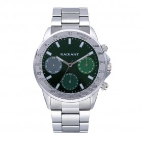 часовник,часовници,radiant,rope,45,mm,watch,silver,green,dial,(silver)