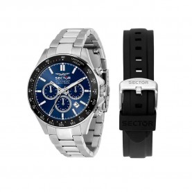 часовник,часовници,sector,230,43,mm,chronograph,watch,silver,black,navy,(silver)