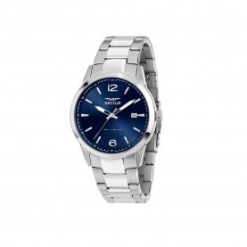 часовник,часовници,sector,660,41,mm,3h,watch,silver,(silver,navy,dial)