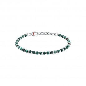 бижутерия,sector,basic,green,stones,19+3,cm,bracelet,silver,(silver)