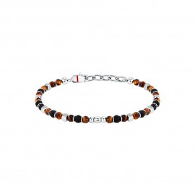 бижутерия,sector,basic,szs108,bracelet,silver,(brown)
